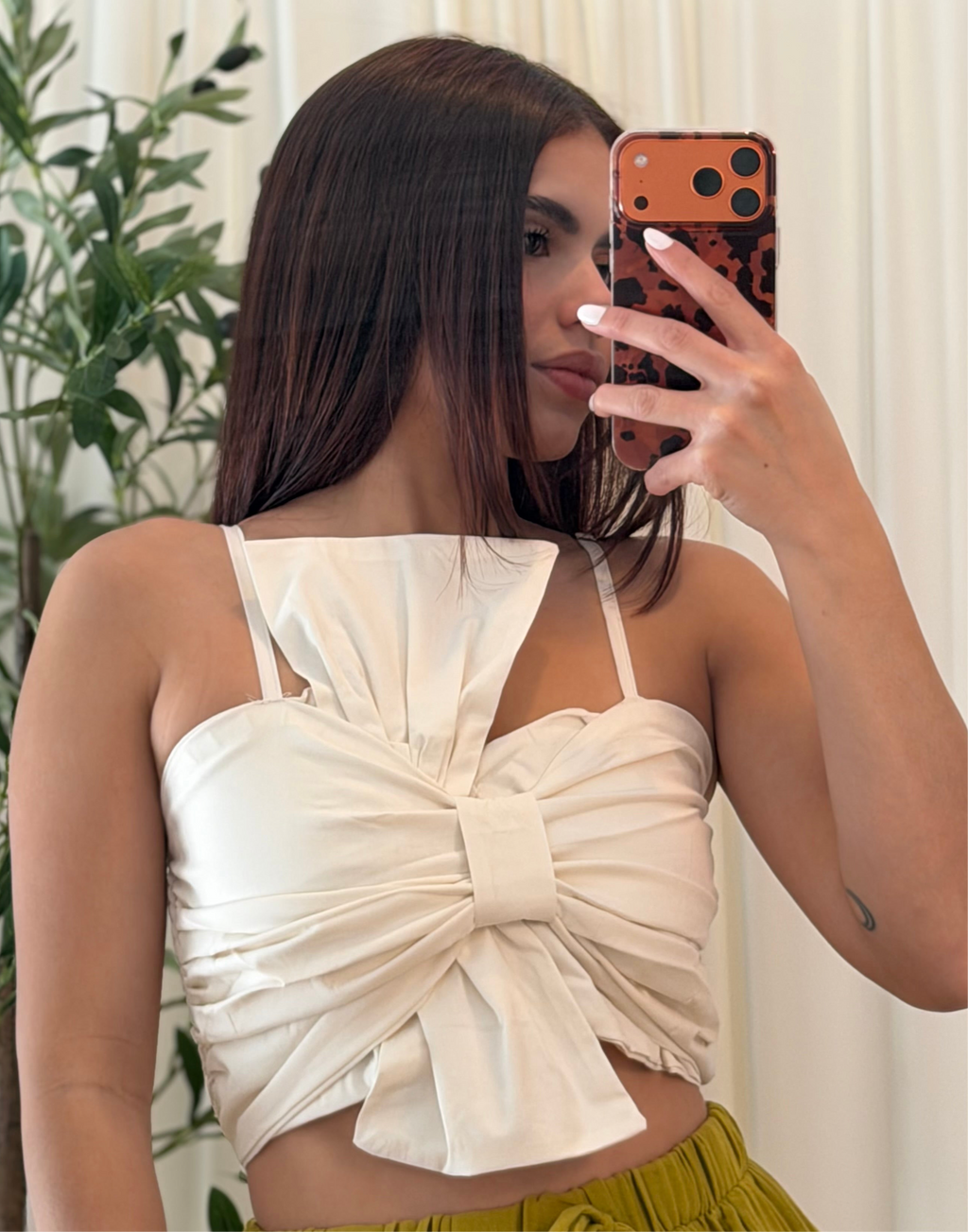 Bloom Bow Crop Top 🪷