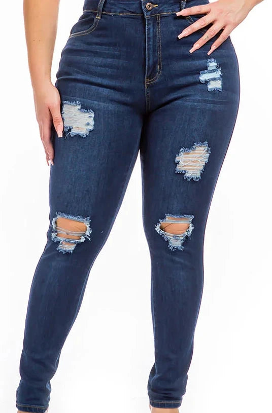 Ripped Butt Lifting Jean