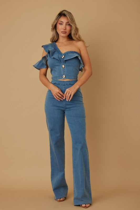 One Shoulder Drama (Set)