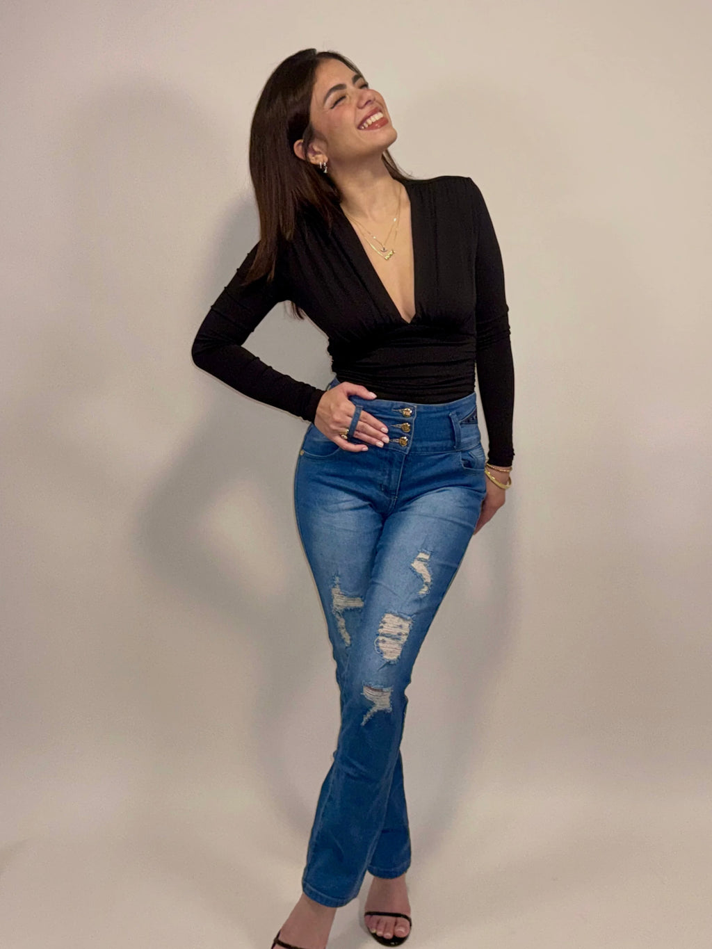 Colombian Confidence High-Rise Jeans