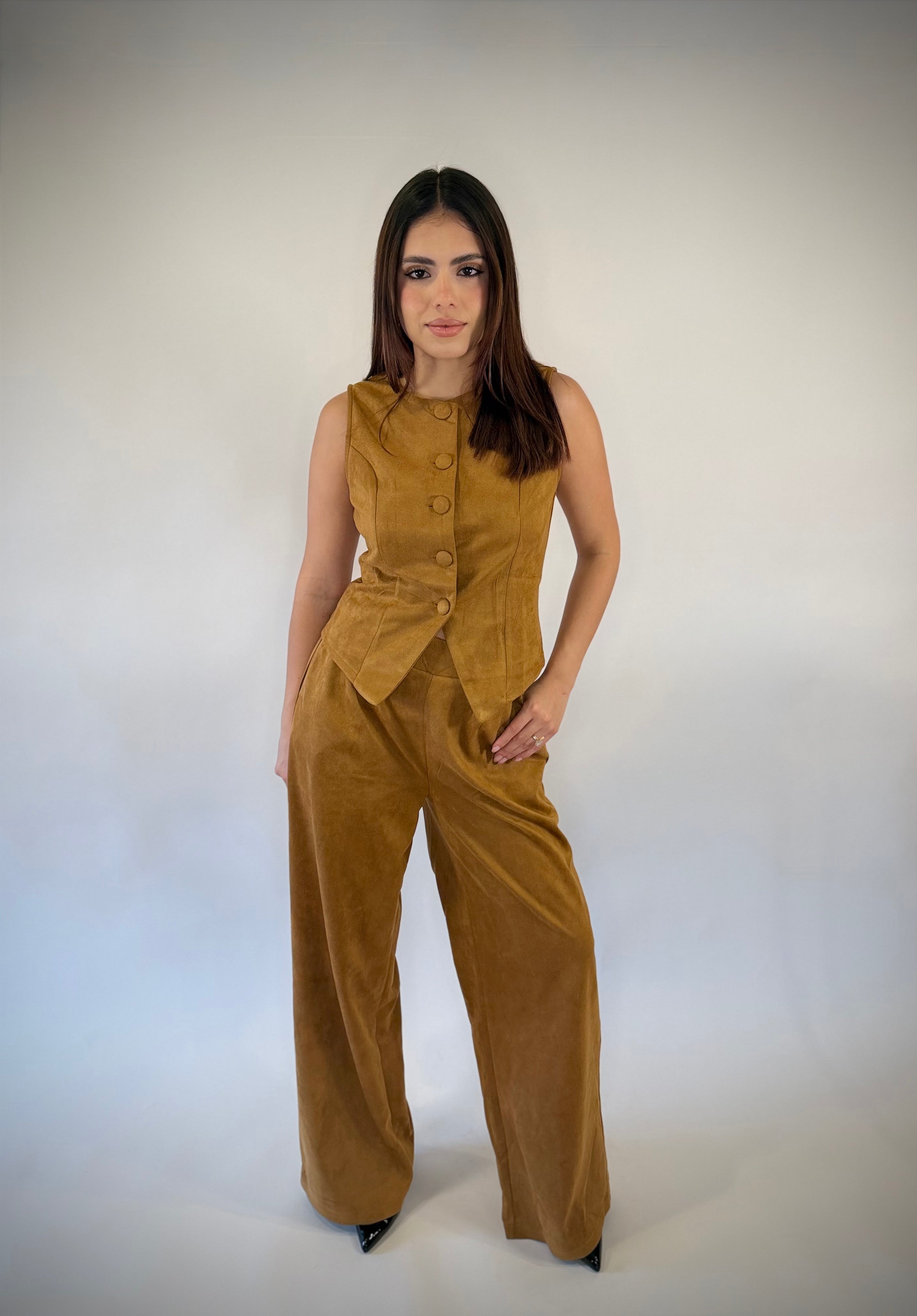 Velvet Mocha Evening Set